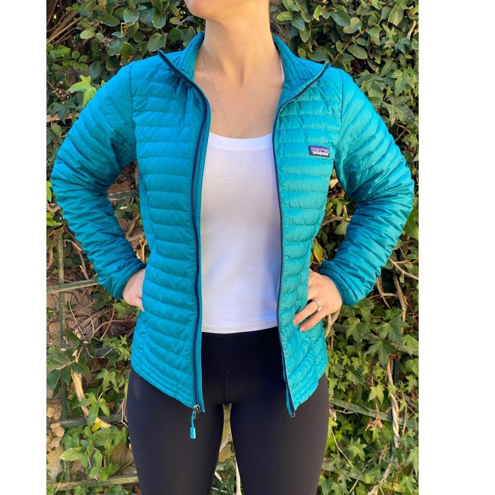 Patagonia down sweater zip up